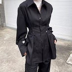 waist design shirt jacket / l0231