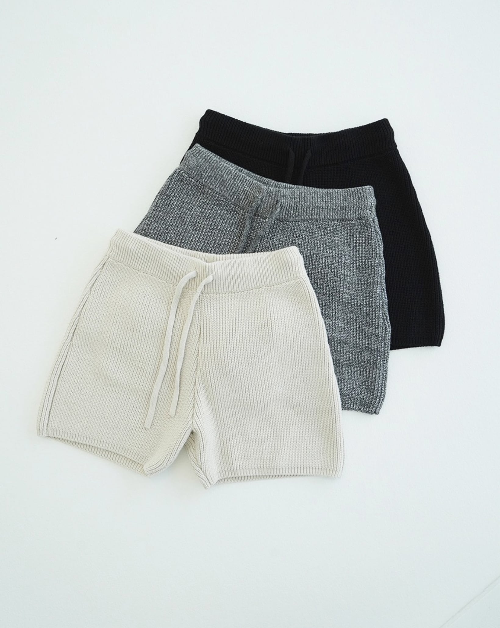 CLANE KNIT SHORT PANTS 3色 CLANE KNIT SHORT PANTS 3色