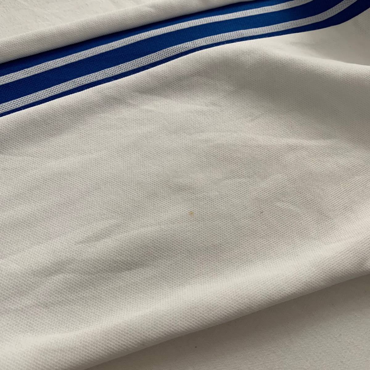 70s adidas アディダス トラックジャケット 西ドイツ製 白×青 6号 中古・古着通販】adidas (アディダス) 70s 西ドイツ製 デサント