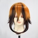 コスプレ耐熱ウィッグ オレンジ ブラウン 2トーン ショート ウィッグ ★遊戯王GX/遊城十代 等 ★即納品★