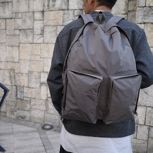 AMIACALVA(アミアカルヴァ) / SPLIT YARN Backpack -GRAY-(F-006)