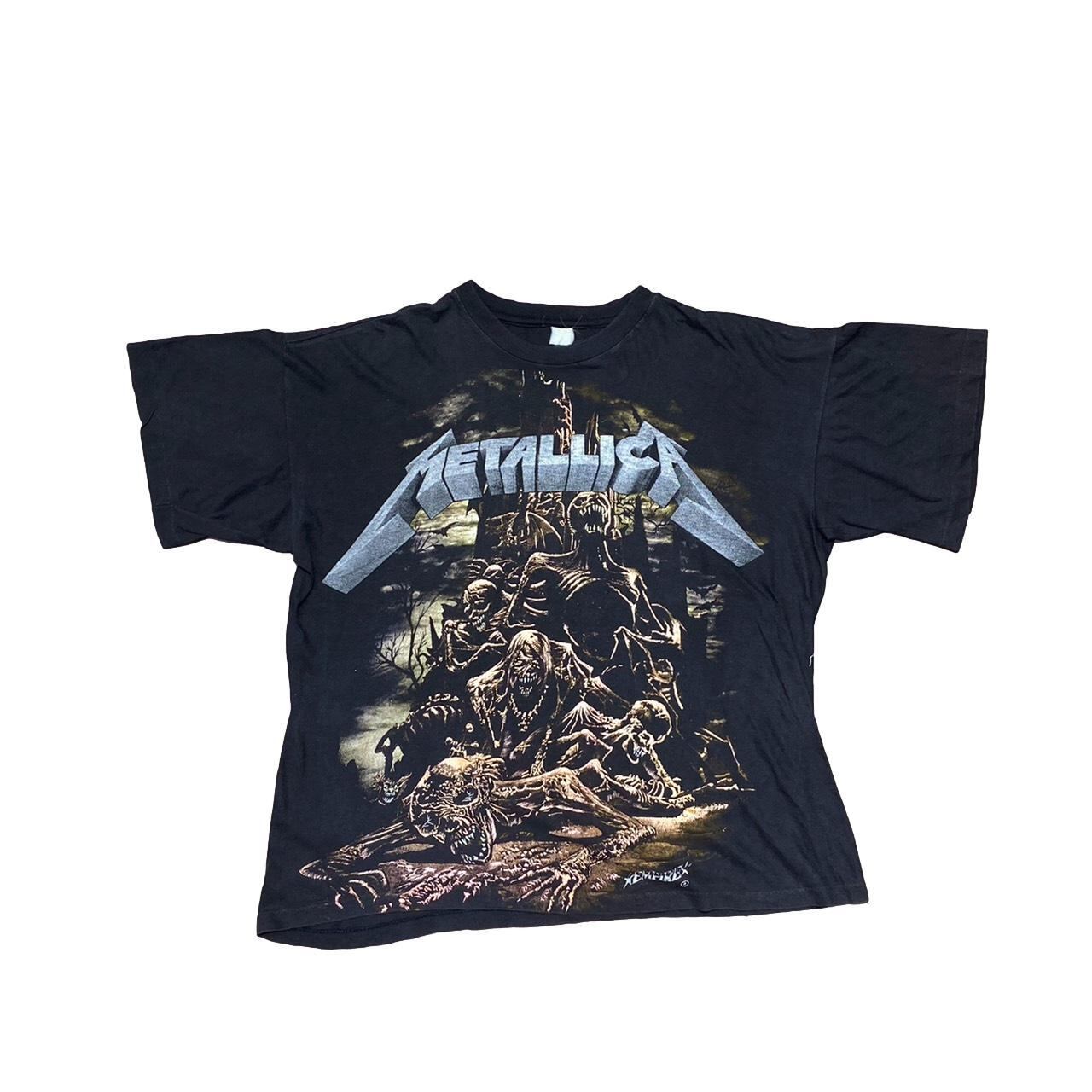 METALLICA EMPIRE DOUBLE SIDE PRINT TEE FIT LIKE LARGE-XL