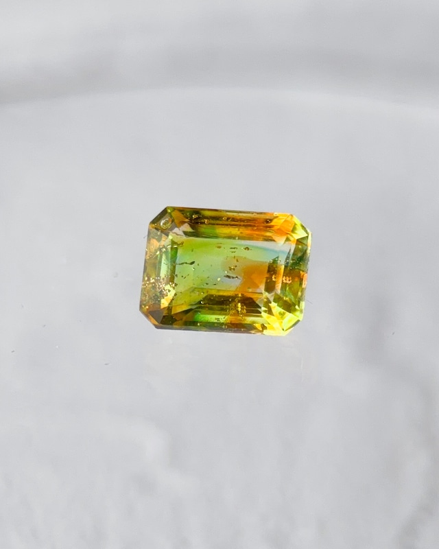 オクタゴン 8×6mm #21【硝子の宝石】箔入蓄光