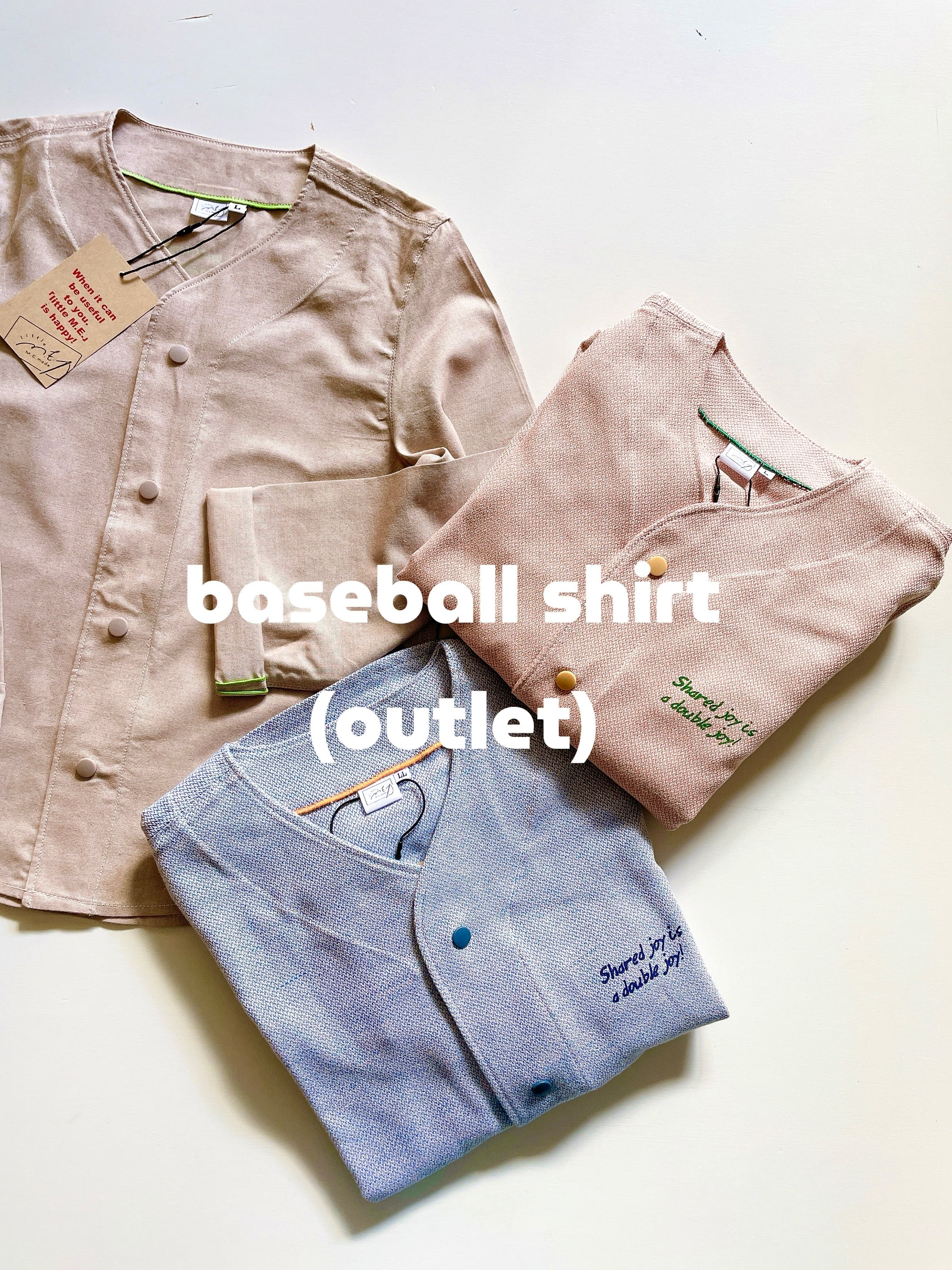 baseball shirt(OUTLET)