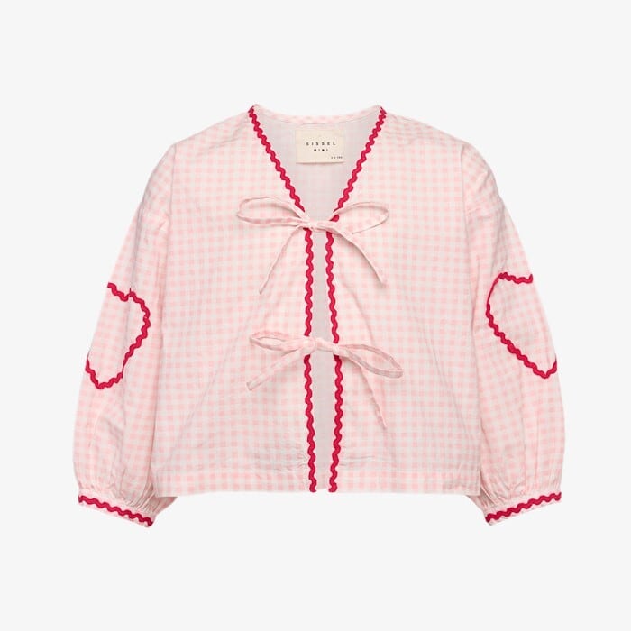 SISSEL MINI / Astrid MINI Top / Pink Checks【3-4y only】 | monamo