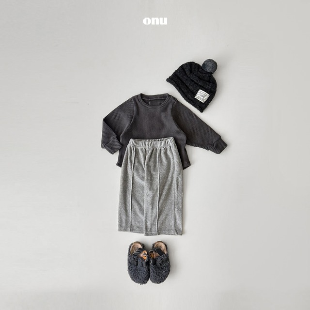 【予約】Velour Pintuck Pants