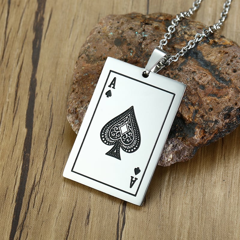 Spade Ace Pendant Necklace / スペード エース ペンダント ネックレス