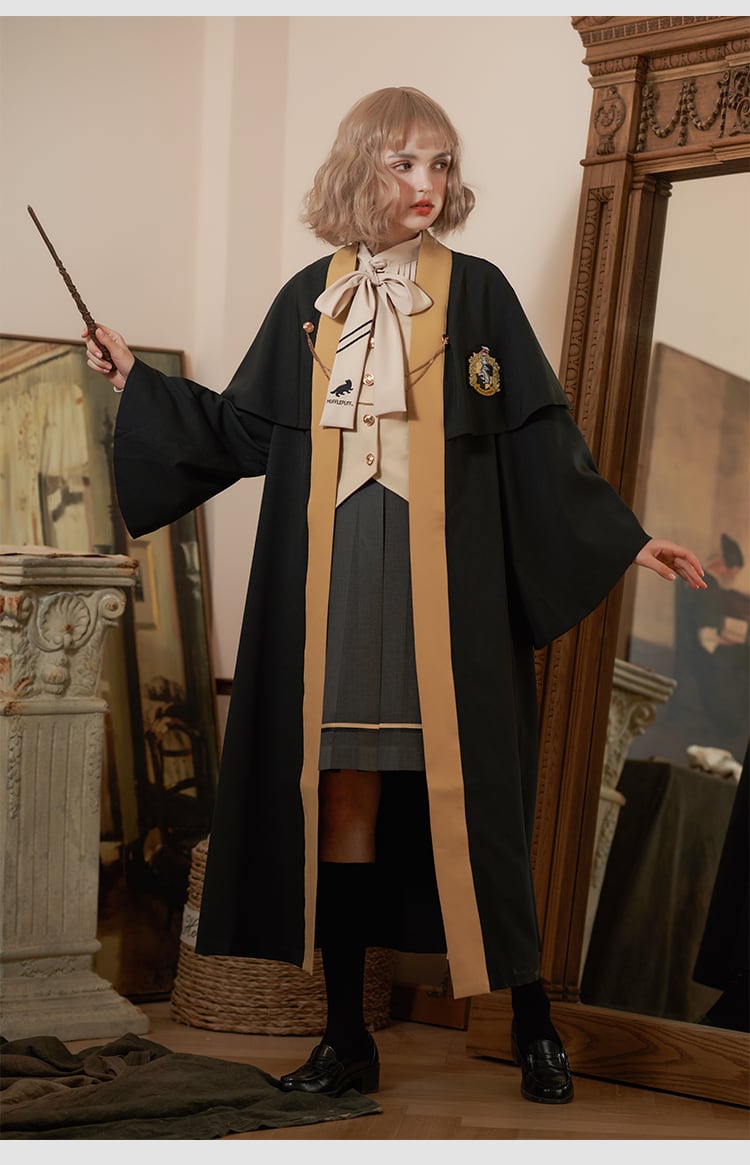 ハリーポッター ハッフルパフ ローブケープ HarryPotter× KYOUKO ハリーポッター ハッフルパフ ローブケープ HarryPotter× KYOUKO