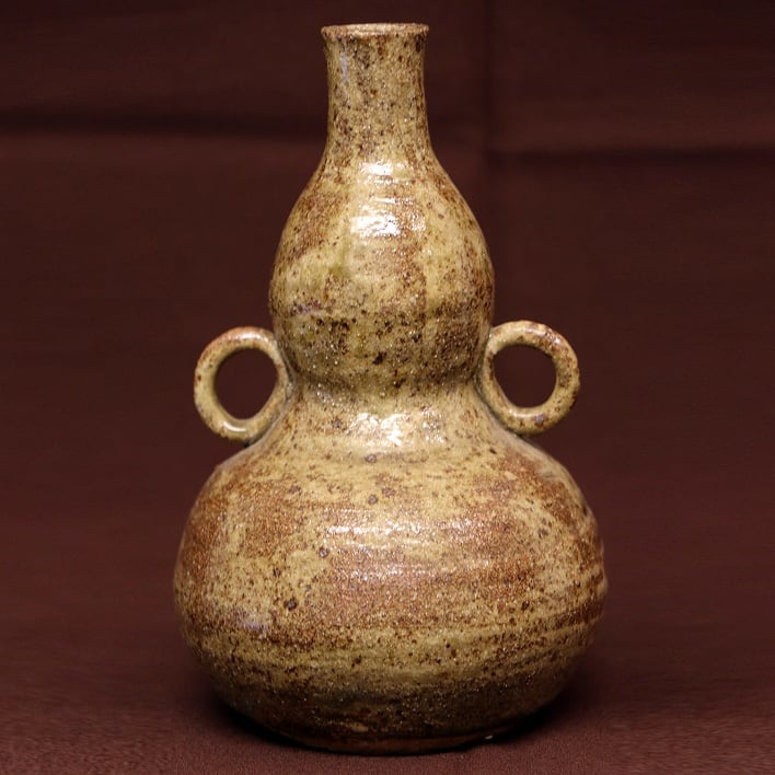 南部名久井焼 砂庭大作 花器 花瓶 青森県 陶芸家 工芸品 茶道具 緑石 原石 南部名久井焼 砂庭大作 花器 花瓶 青森県 陶芸家 工芸品 茶道具 緑