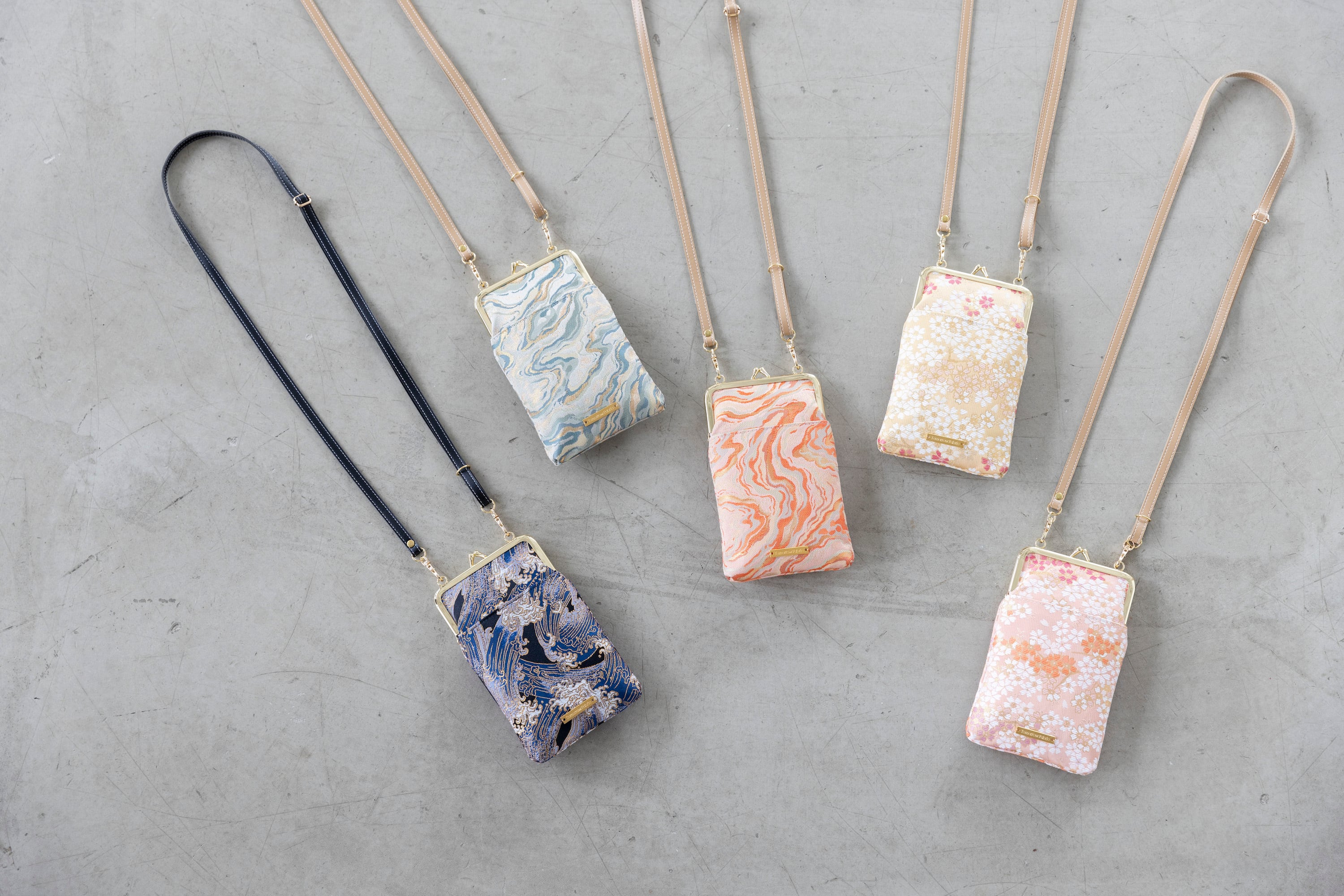 西陣織ショルダーバッグ NAMI / NSS3 | Tomorrow Fabric