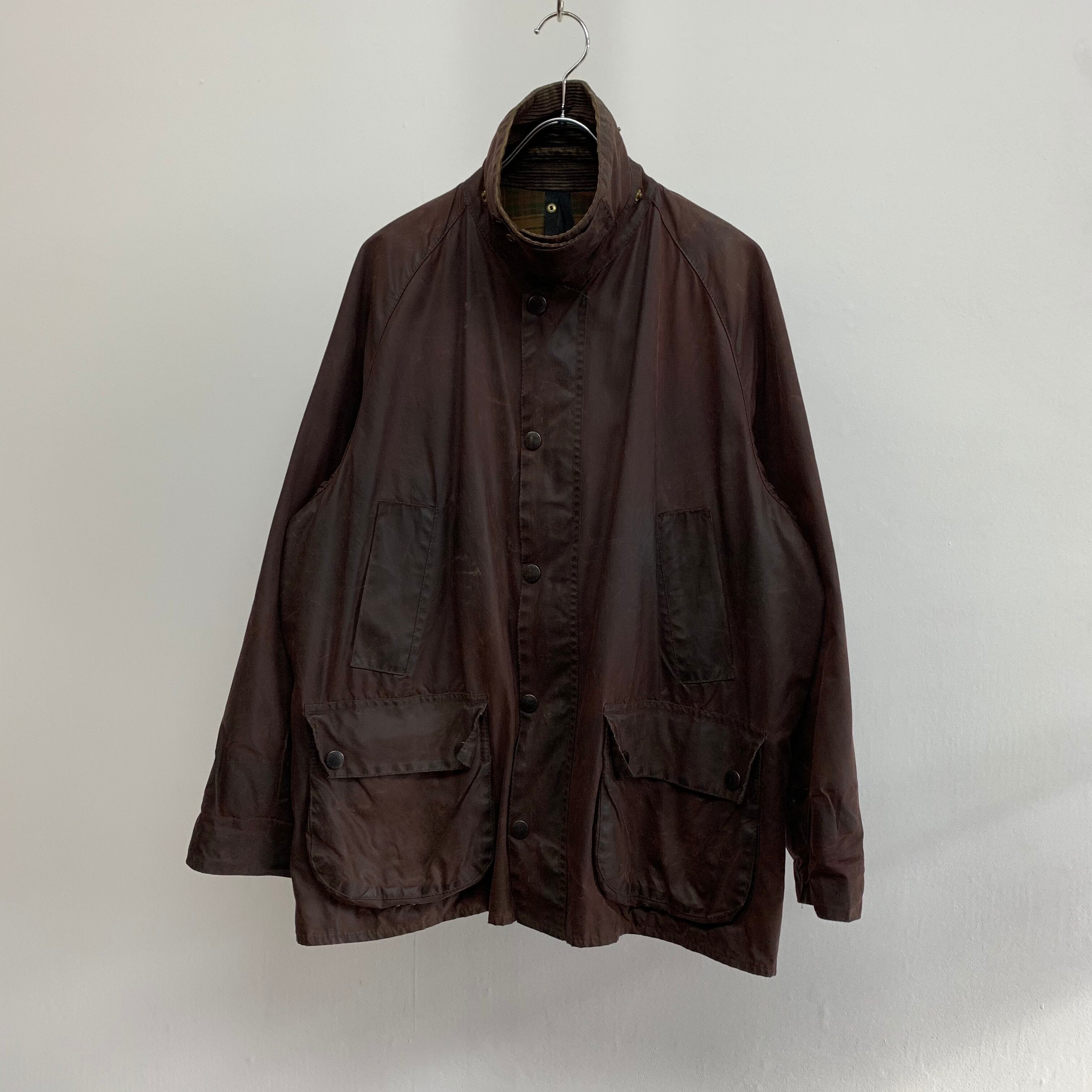 0168. 1990's Barbour BEDALE jacket made in England ブラウン ...