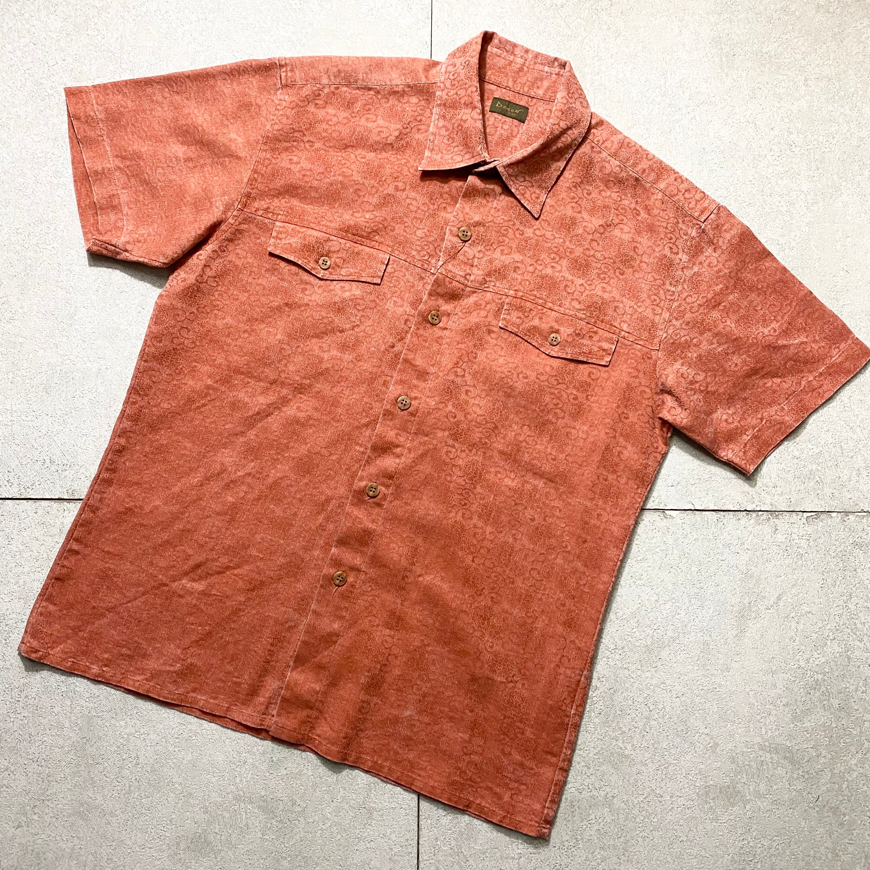 vintage DOMON HOMME oriental woven S/S shirt | NOIR ONLINE