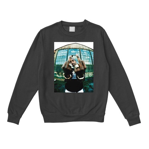 2pac.Crewneck sweat (black/white)