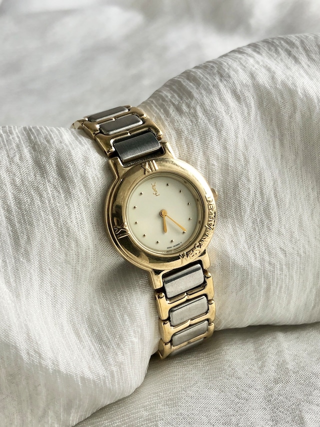 Yves Saint Laurent イヴ・サンローラン ショルダーバッグ ブラック YSL ステッチ レザー フラップ vintage ヴィンテージ オールド dzt8b4