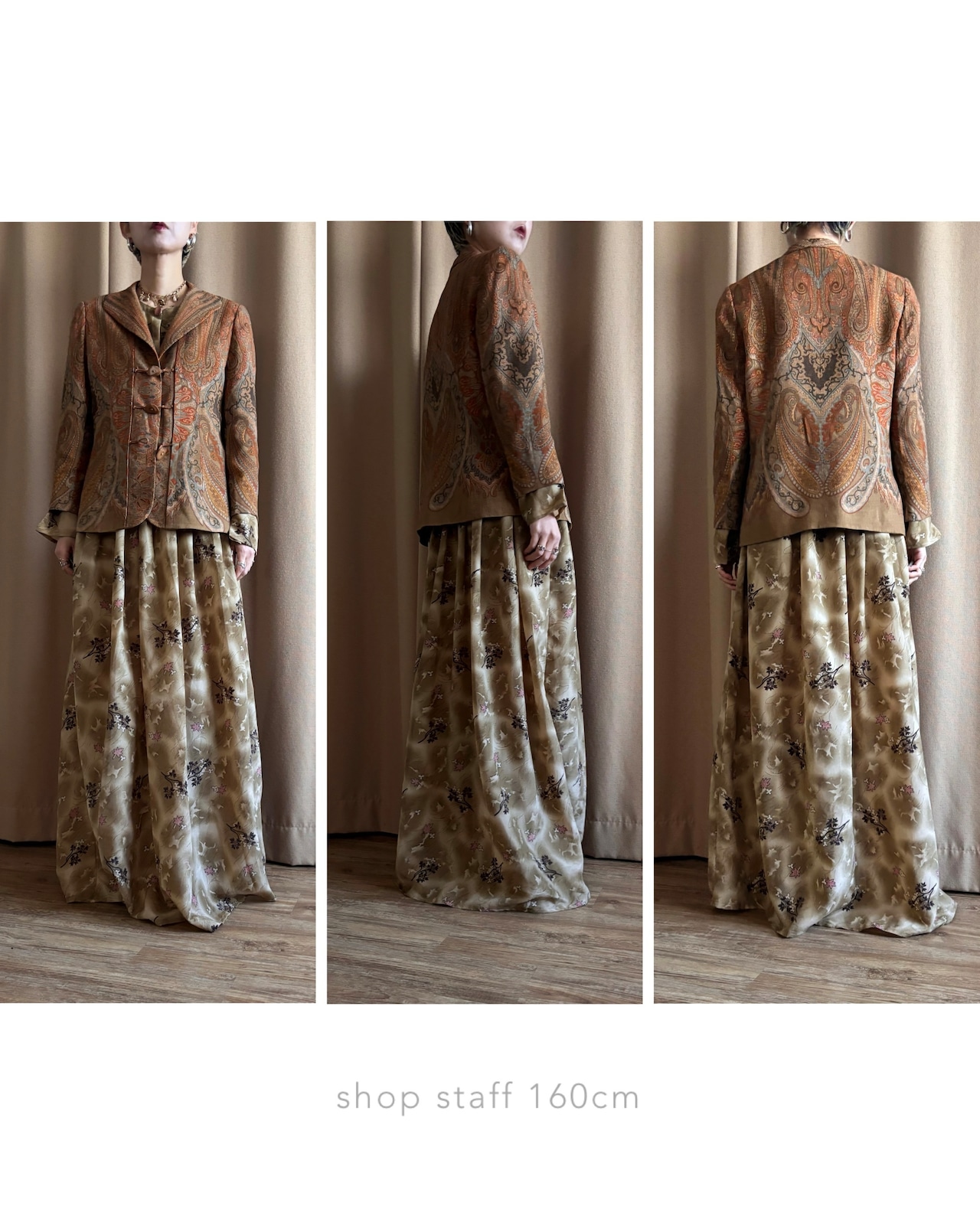 MADE IN JAPAN paisley pattern light jacket-5108-12