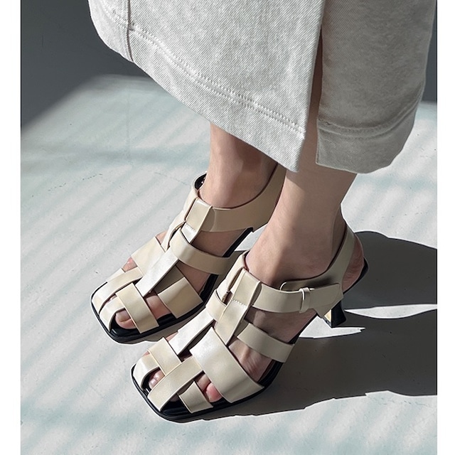 heel gurkha sandal (2color）＜s997＞