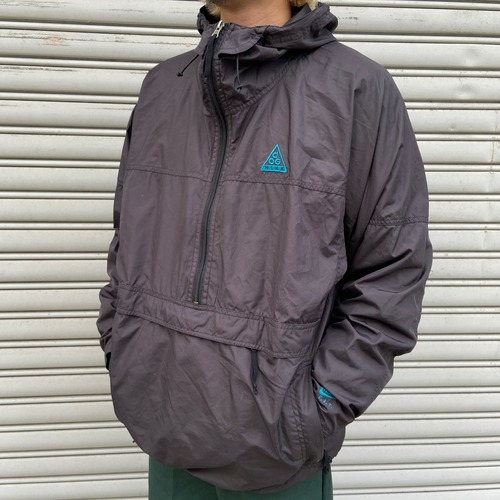 90s NIKE acg ナイアノラックパーカー　ストームフィット　黒　L