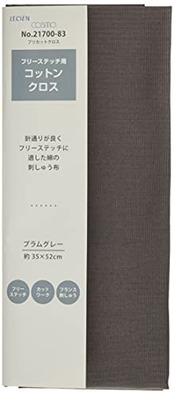 LECIEN (ルシアン) コスモ 刺しゅう布 フリーステッチ用コットンクロス プリカット 色83 35×52cm 0000021700-83