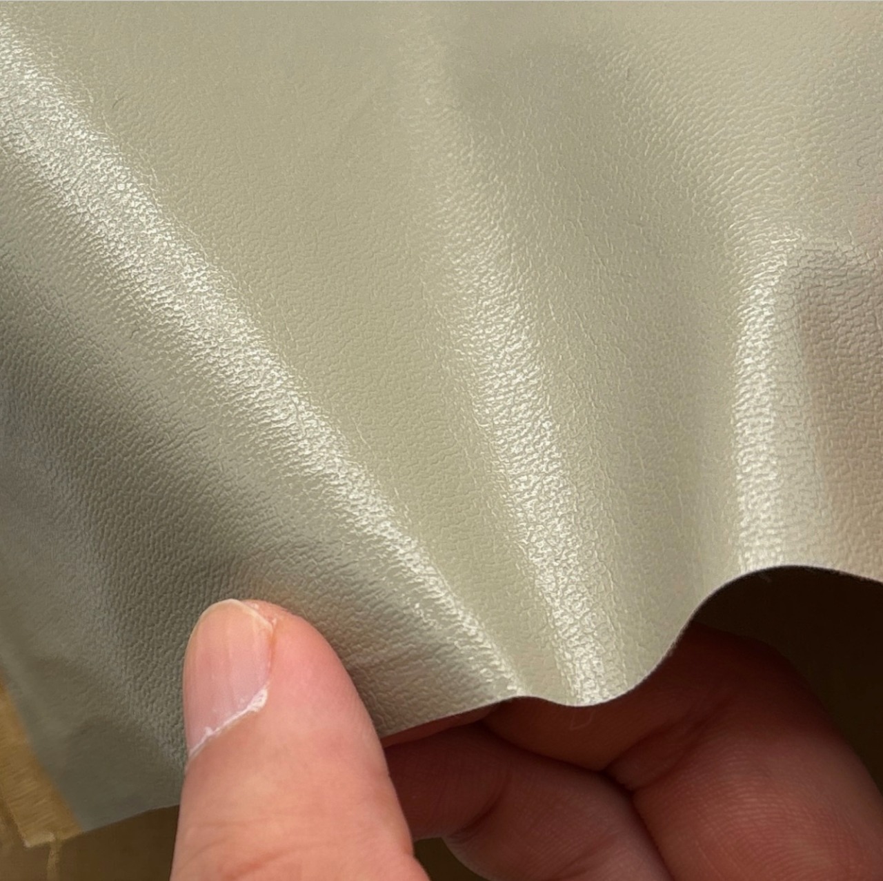 ★CT124◆オーダー1m単位◆SALE◆合皮レーザー裏地生地◆リーフグリーン