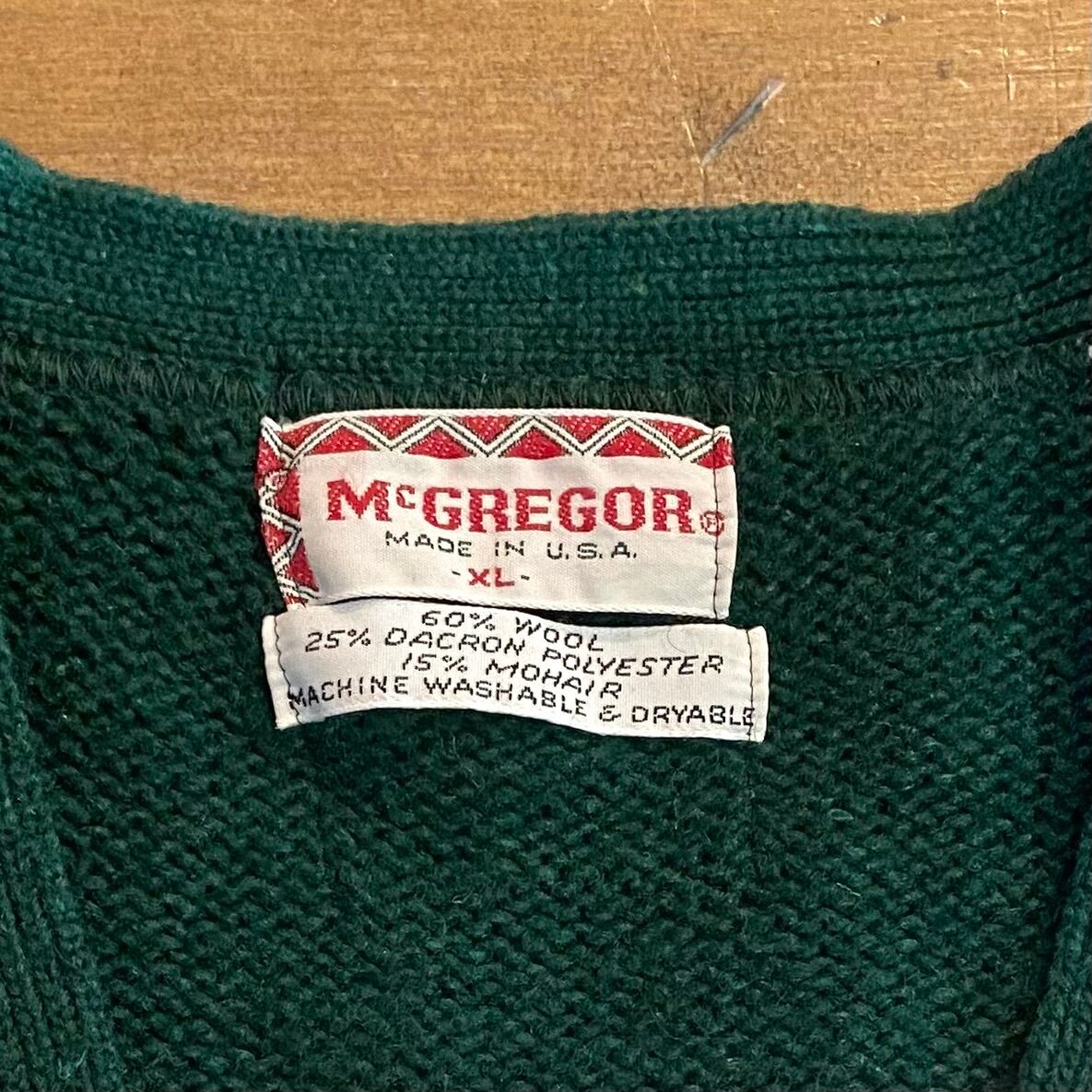 McGREGOR モヘアカーディガン 60s 70s | morals McGREGOR モヘアカーディガン 60s 70s | morals