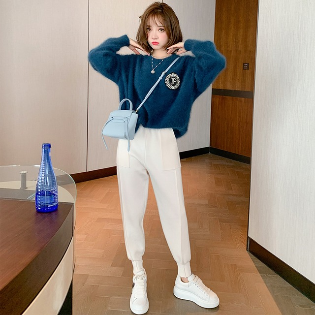 ラインストーンセーター ウィンタースタイル 冬物 MIUCO40974755897