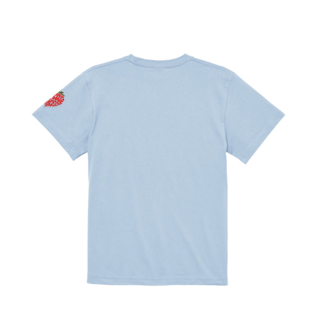 Melty Strawberry arm Tee Light blue 00092 - 3