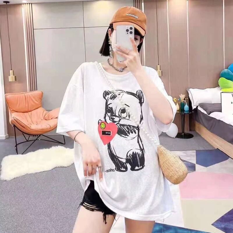 サマーTシャツ シャツ 大きめサイズ 夏物 ミックスインファッション52897754861