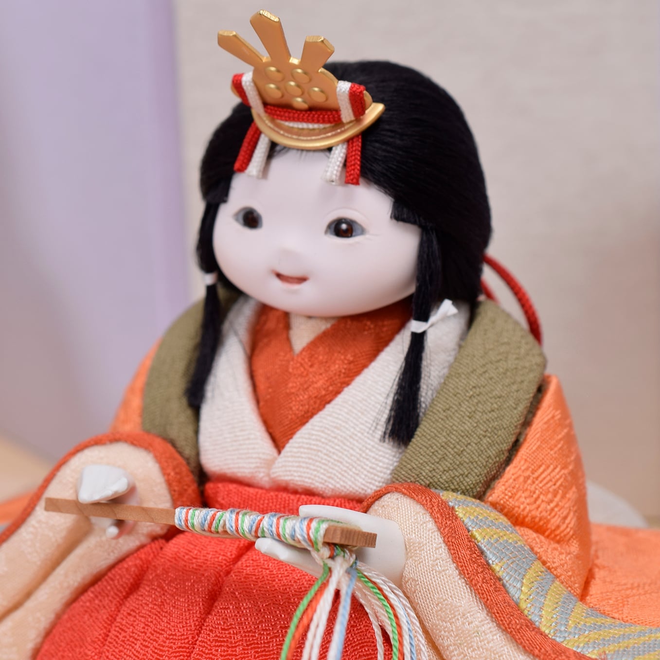 雛人形 木目込人形五人飾り【すず】おしゃれ｜モダン｜コンパクト