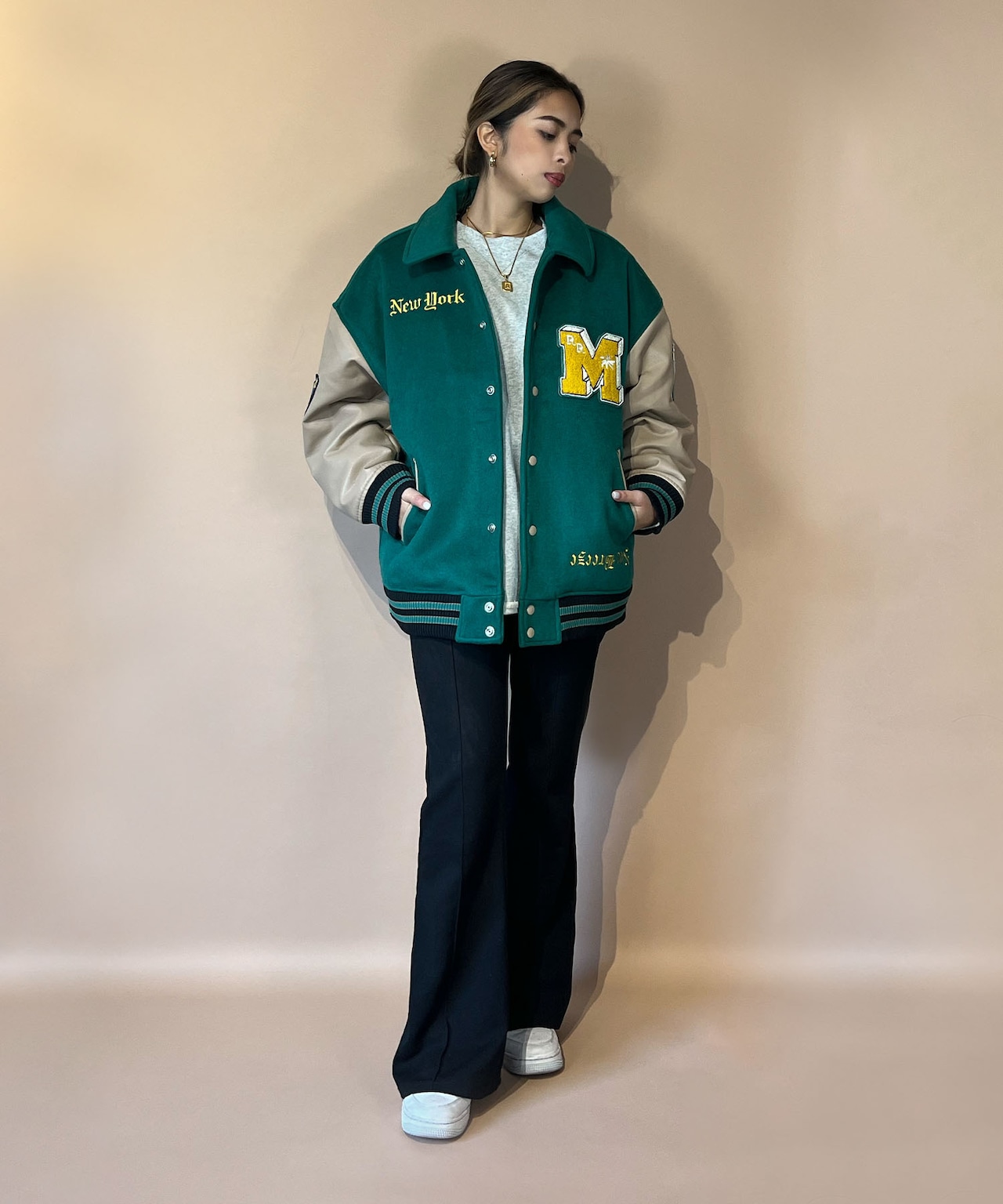 RRM BIG STADIUM JACKET［REJ097］