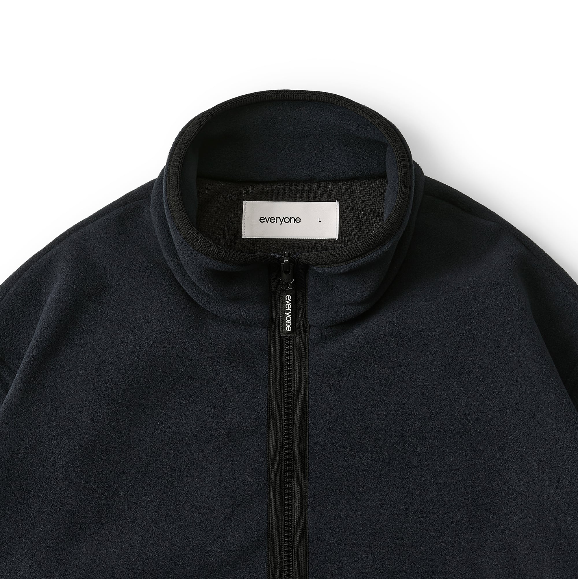 everyone PRIMALOFT BIO fleece zip up jacket (BLACK) | everyone