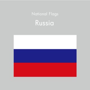 国旗ステッカー　ロシア