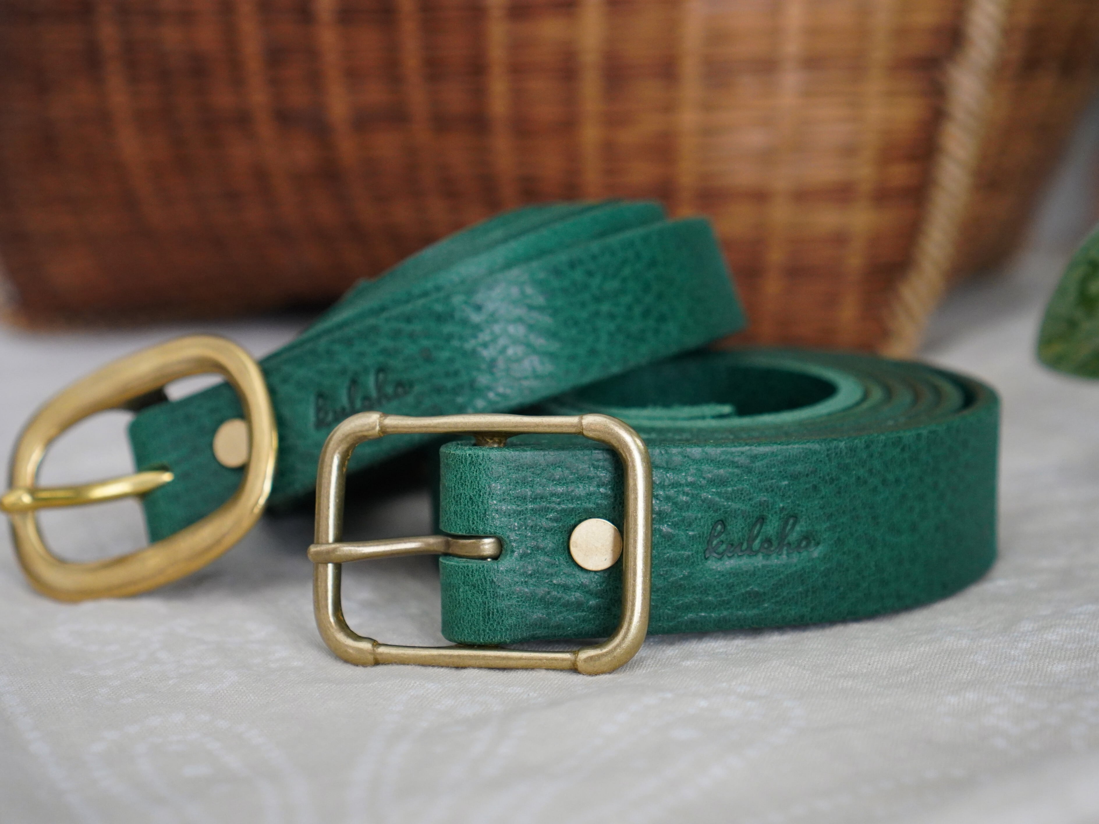 Porter ビンテージグリーンショルダーベルト無し 4週納期】【マロッシGreen】3cmベルト | kuleha