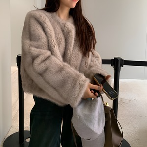 Imitation sable fur coat【H00417】