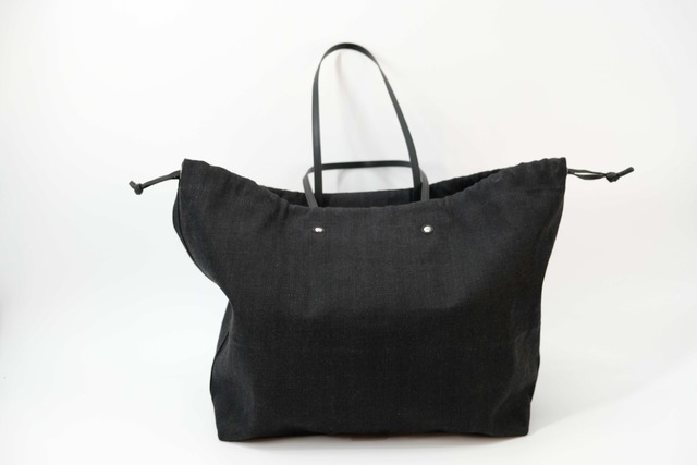 MARROW/MA-AC6311 FABRIC BIG TOTE BLACK