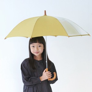 こども傘 "check" yellow 50cm