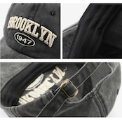 6色BROOKLYN 1947刺繍 キャップ G115