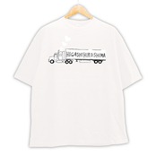 トラック（ホワイトver.）【ビッグシルエットTシャツ】