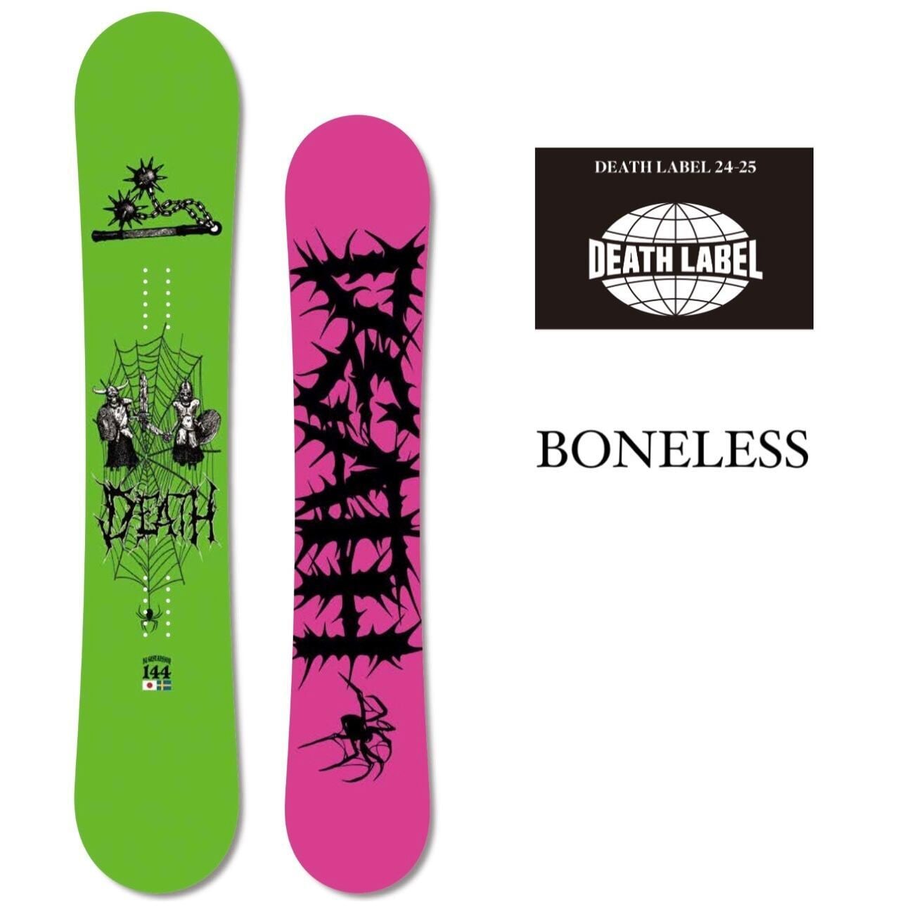 Death Label スノーボード ULTRAバインディング&DEELUXE（DEATH LABEL 