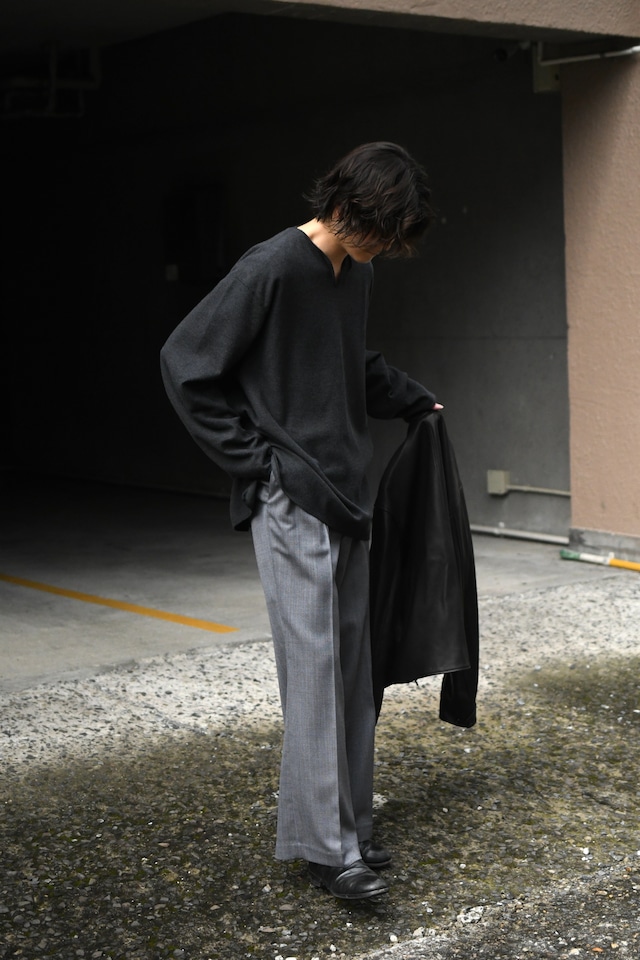 blurhmsROOTSTOCK / Rough&Smooth Thermal Over Neck L/S (Heathercharcoal)