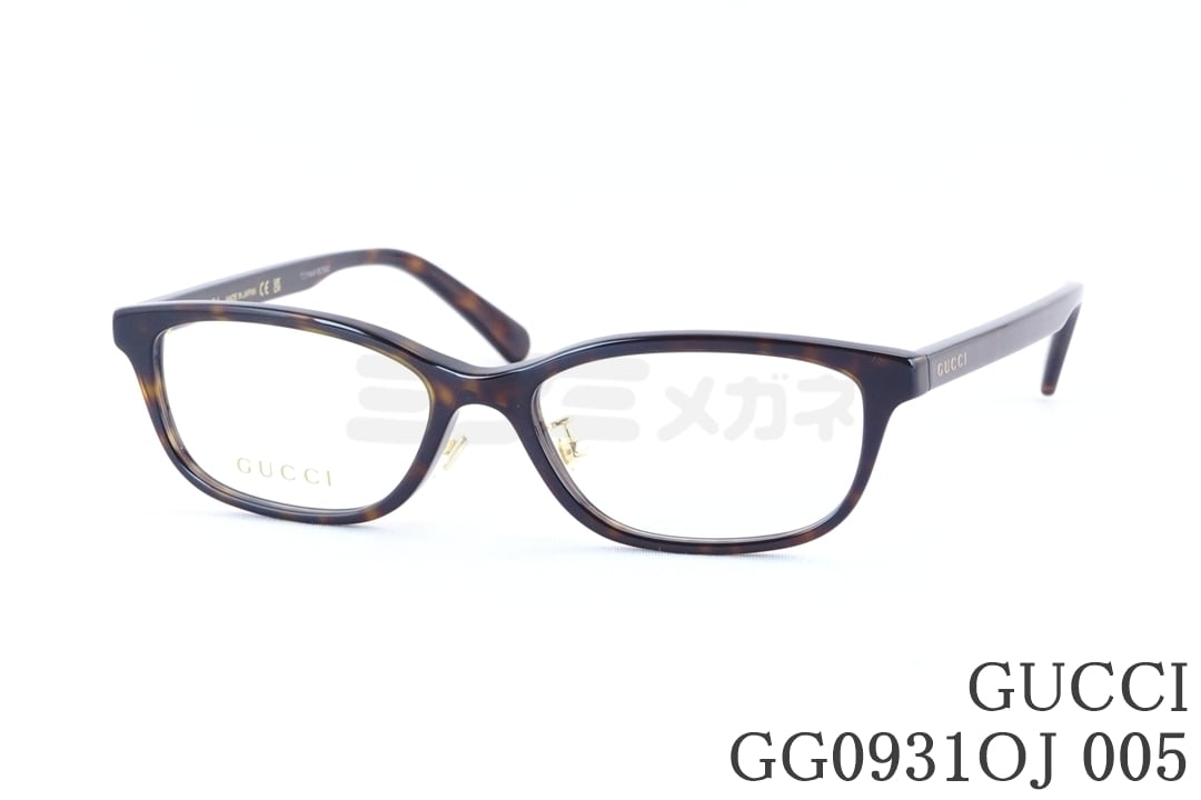 GUCCI メガネ GG0387OJ 001 ハーフリム ナイロール グッチ シェリー