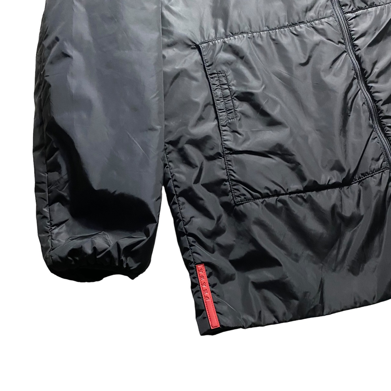 PRADA SPORT black nylon liner blouson