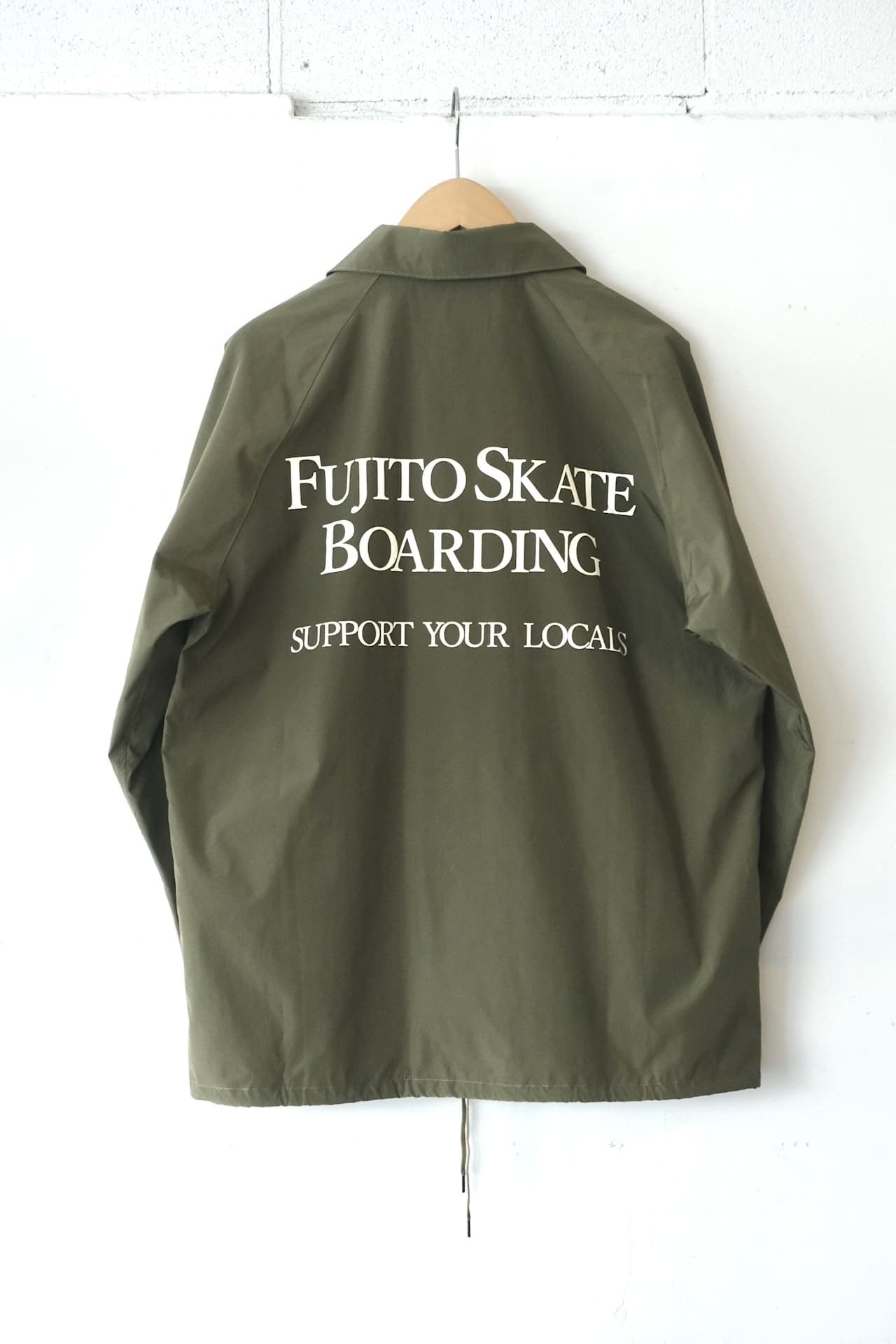 FSB Coach Jacket 'classic logo' Olive Green,Black