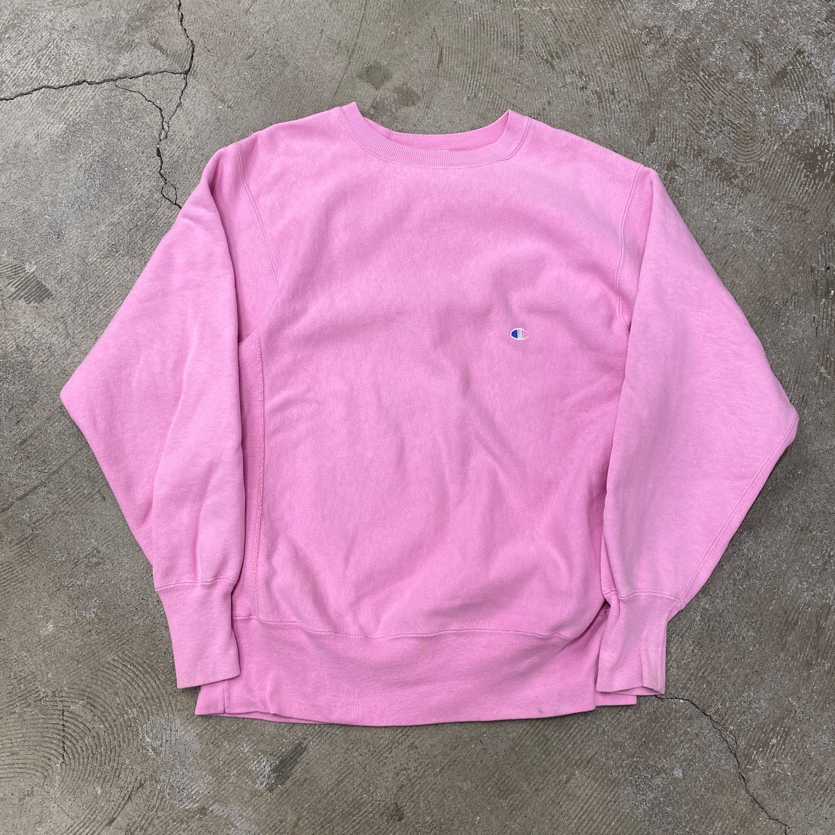 1990s CHAMPION REVERSE WEAVE 目付き PINK SOLID | safarionline