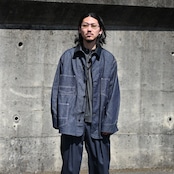 INTERIM(インテリム)衿レザー、ヘラクレスカバーオール