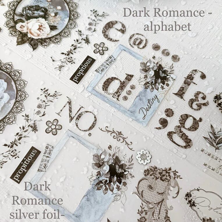 ☆海外マステ☆ JournalPages さん Dark Romance（霧面）