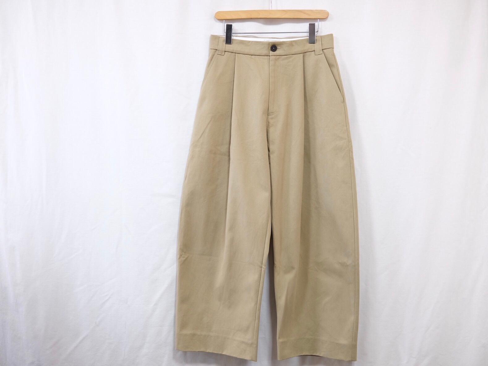 STUDIO NICHOLSON”Men's CONTINUITY PANTS DEEP PLEAT VOLUME PANTS