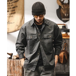 Front pocket design shirt P586