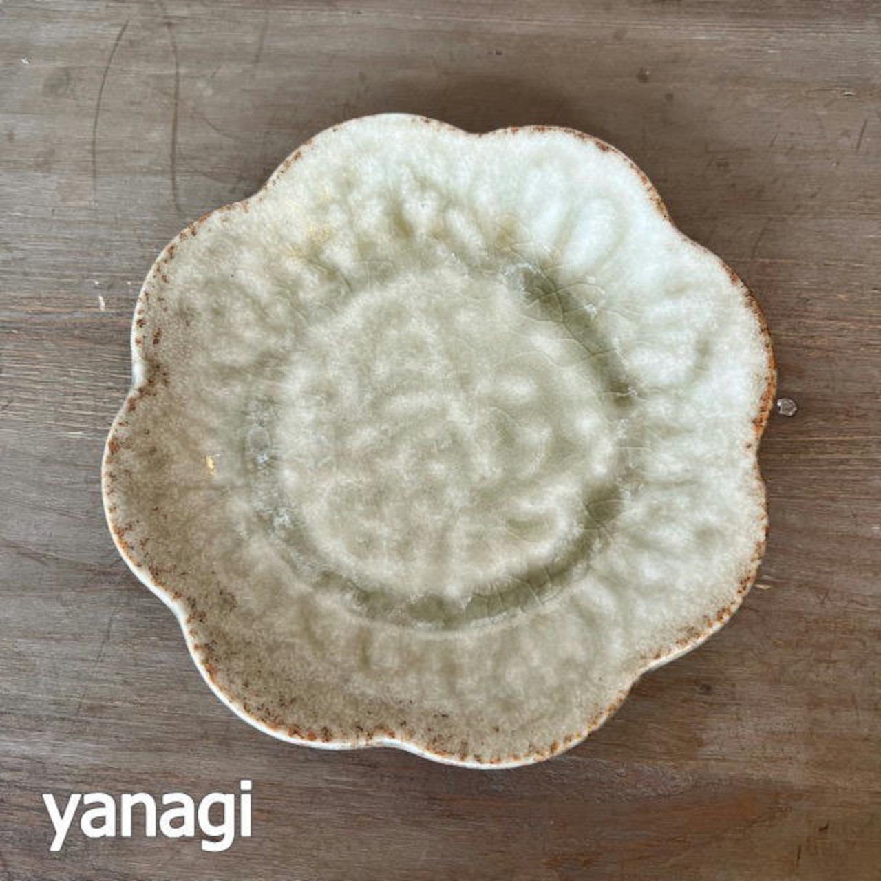 waka -和花 5.0皿 3Color プレート plate 小皿 皿 美濃焼 花形 和 洋 ギフト プレゼント 日本製