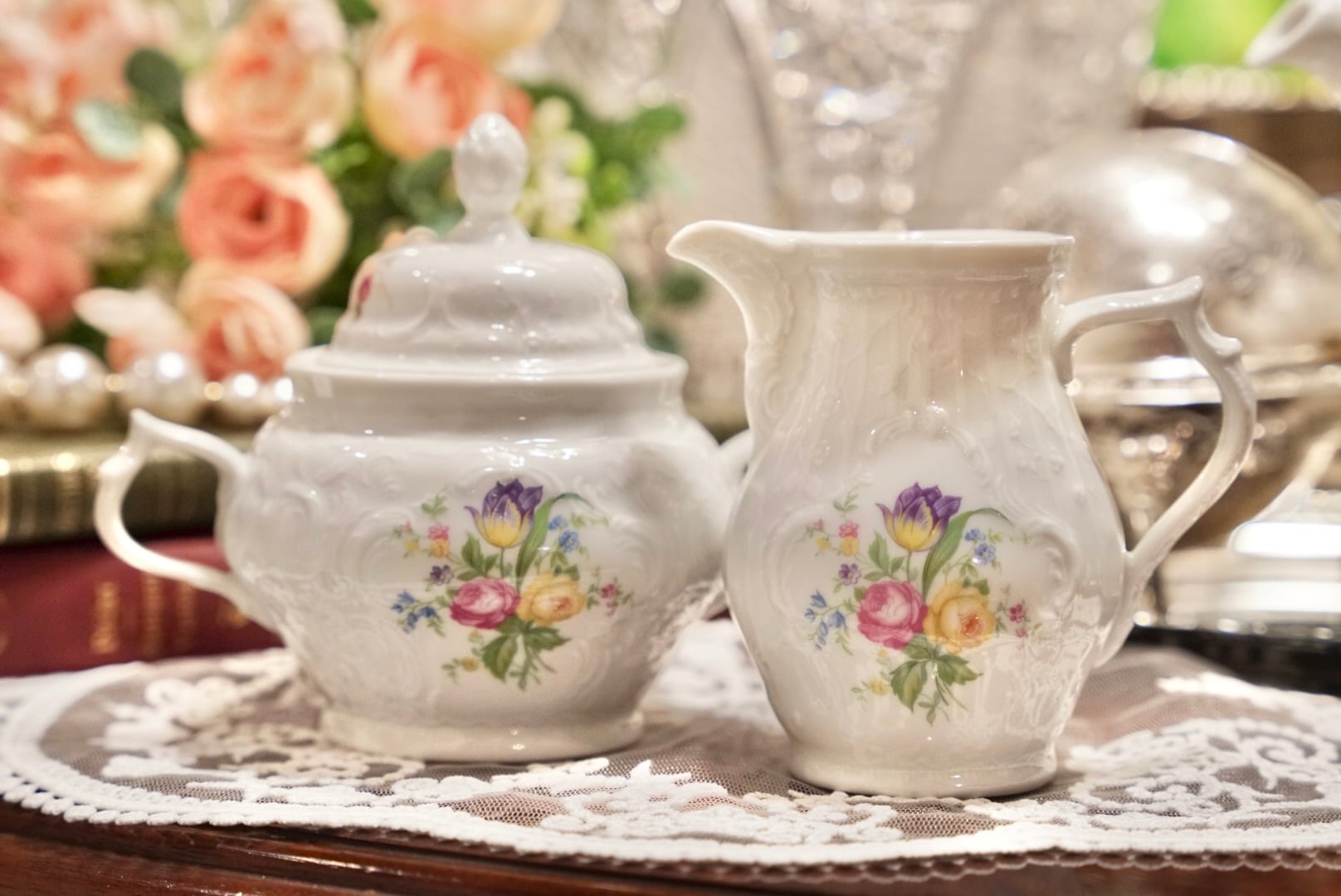 【Rosenthal】ローゼンタール Classic Rose クラシックローズ クリーマー&シュガーポット