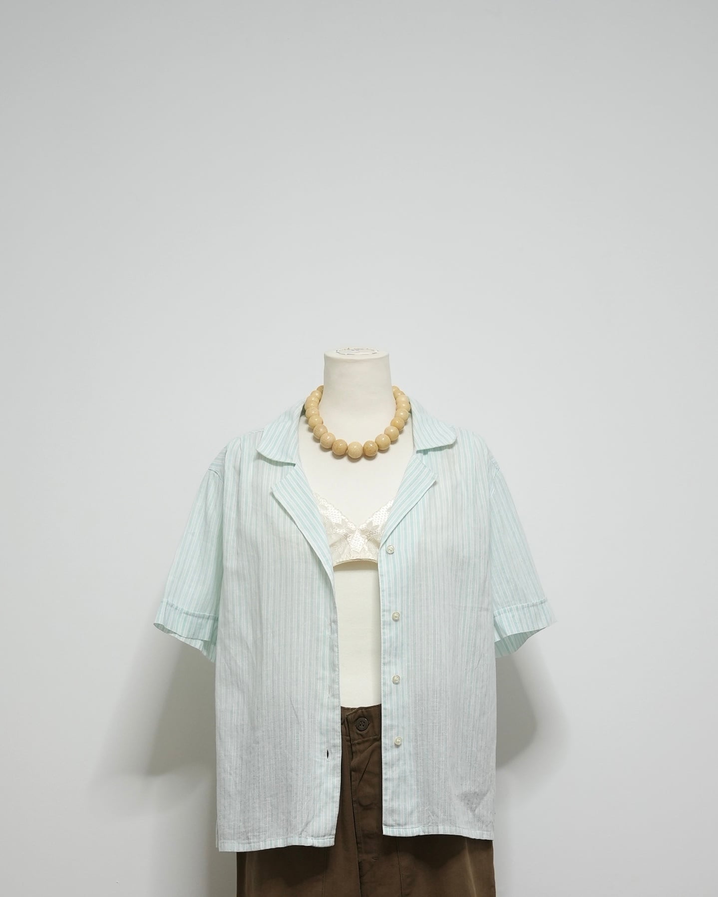 80s STRIPE SHIRT / EURO